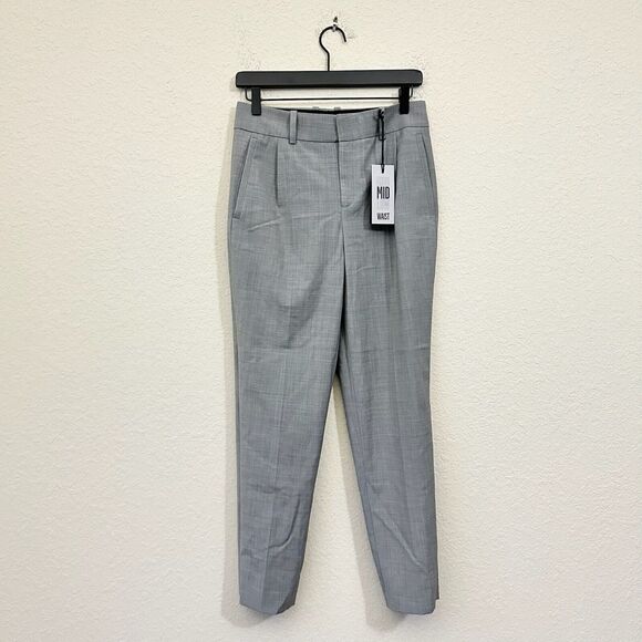 DRYKORN Job Dress Pants Gray Slacks Trouser Pleated Business NWT - Picture 1 of 15
